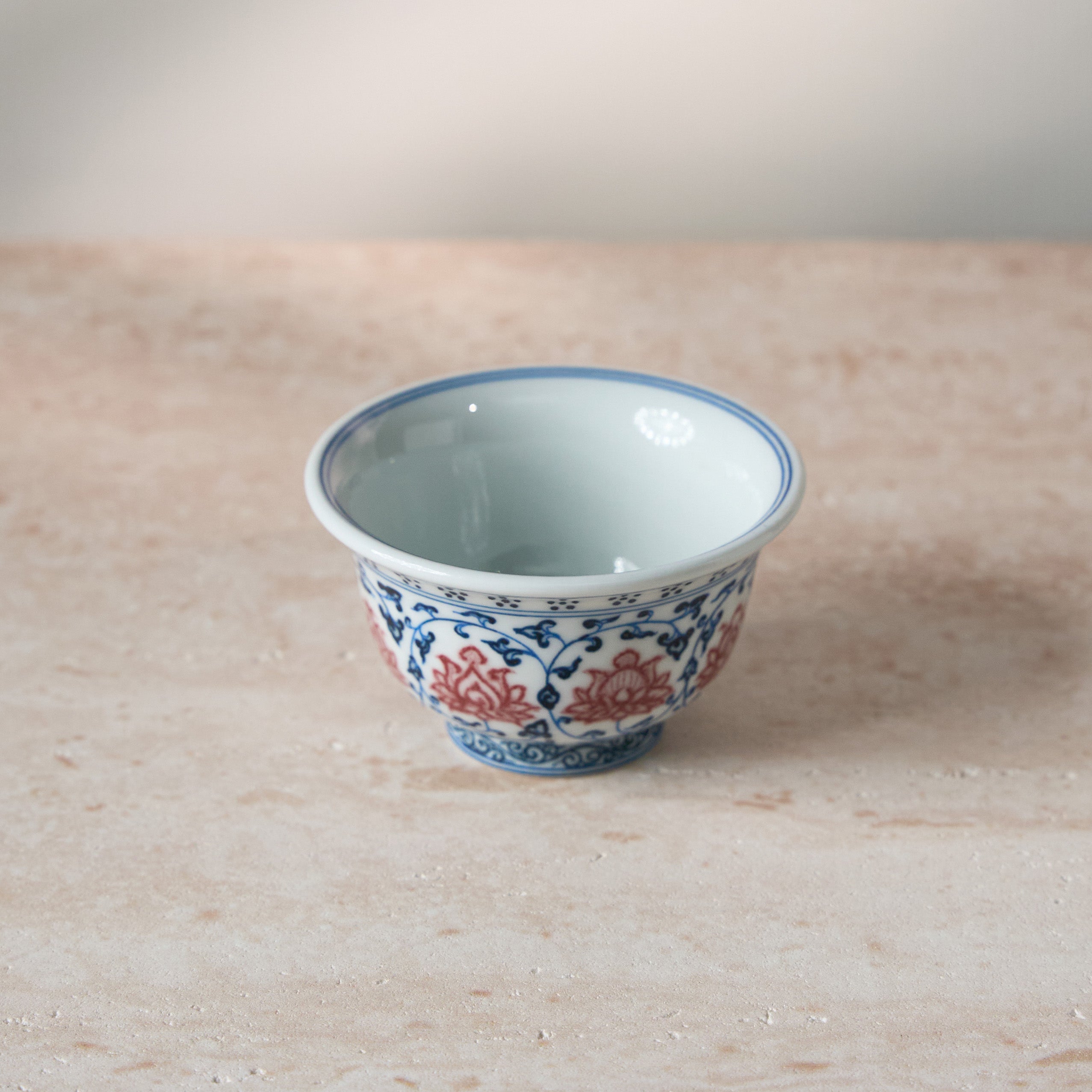 Yongle-Style Scrolling Lotus Ya Shou Cup