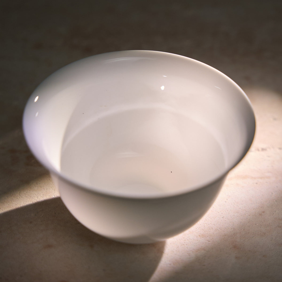Interior detail of Eggshell Bone China Gaiwan