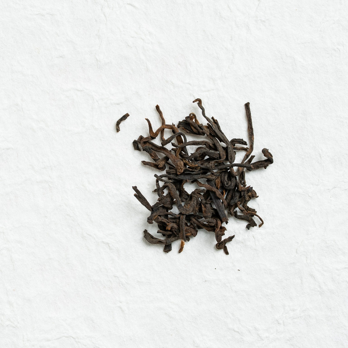 Dry loose leaves of Liubao Tea
