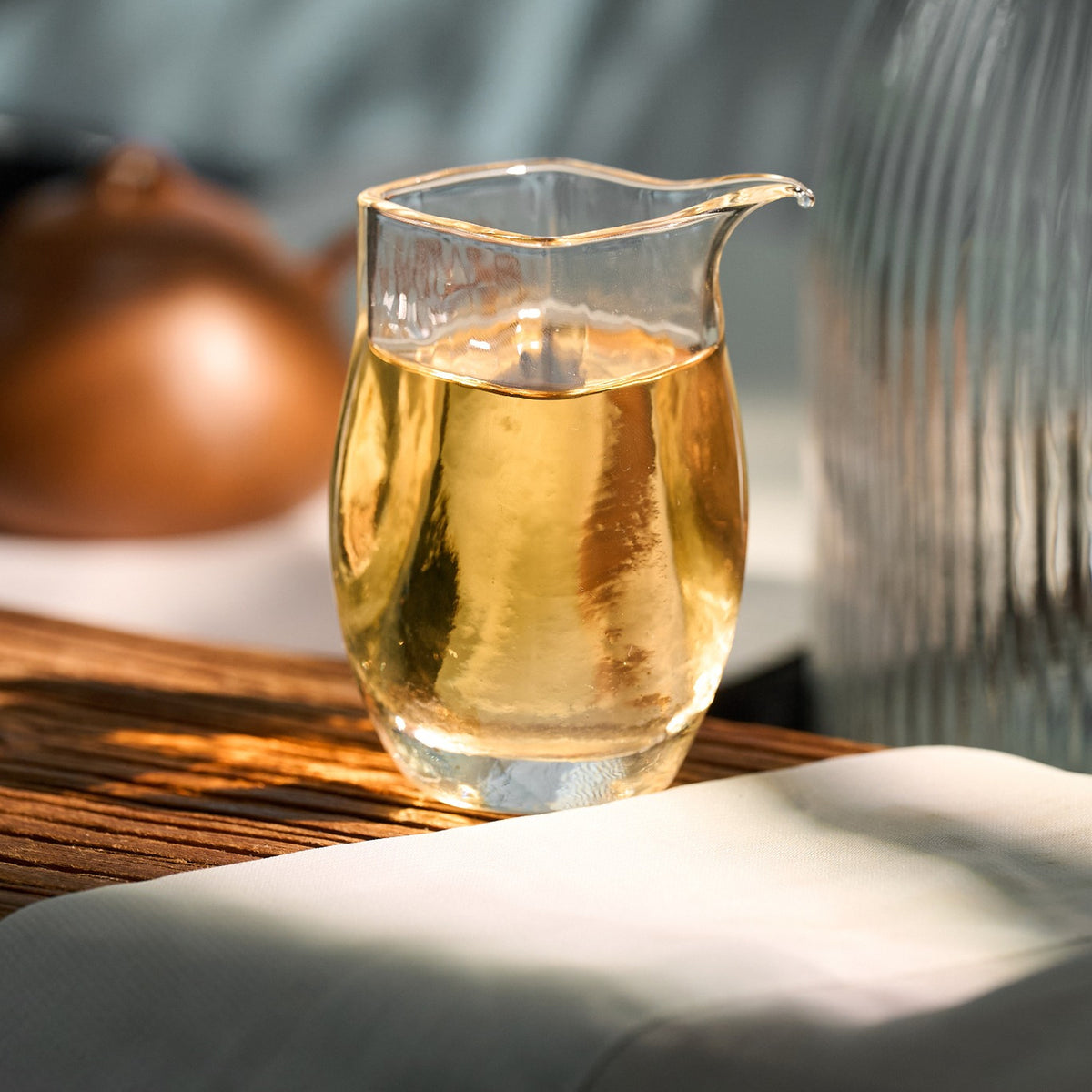 Styled tea scene featuring White Peony Tea