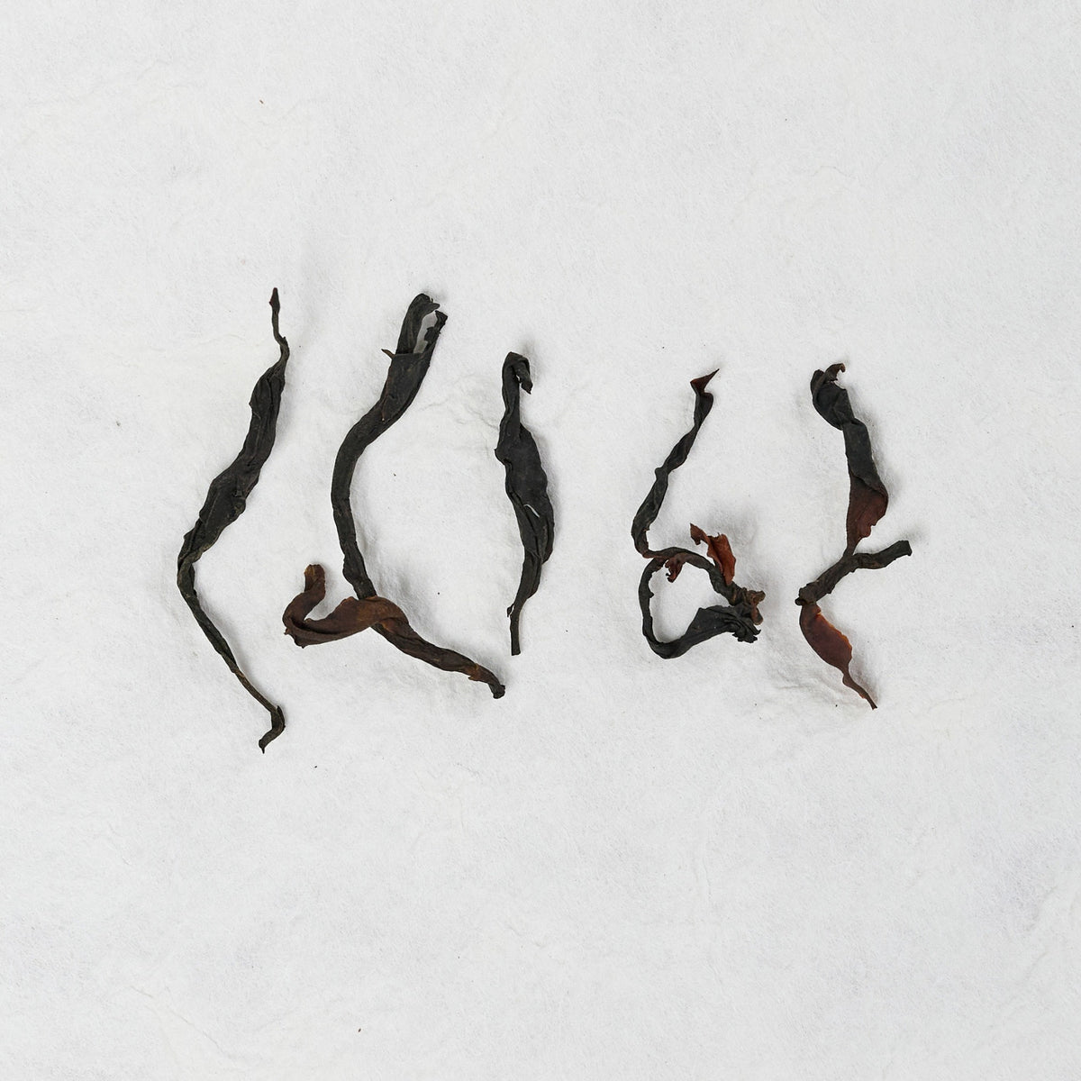 Close-up of Wild Forest Sun-Dried Black Tea loose tea leaves