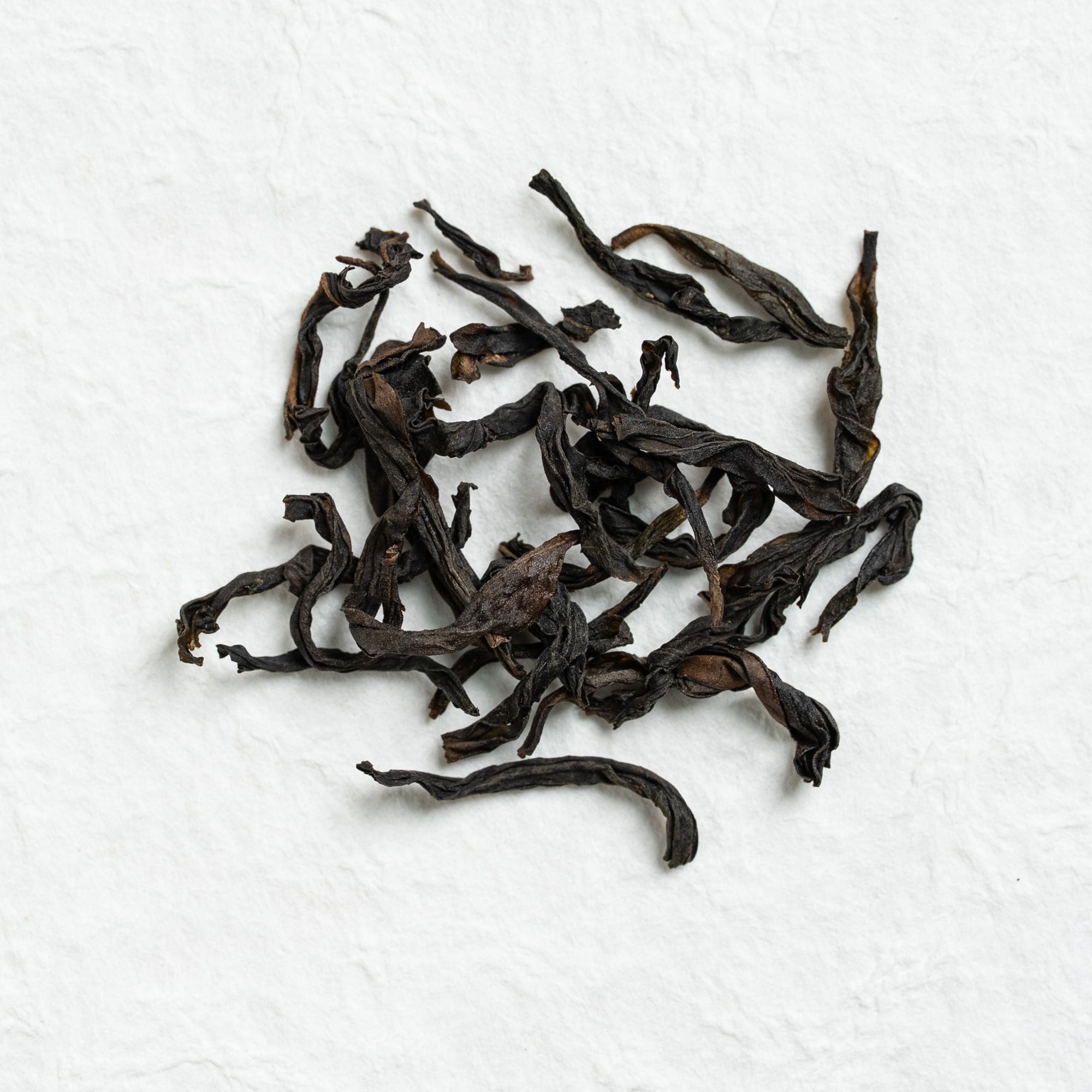 Dry loose leaves of Duck Shit Dancong Oolong Tea