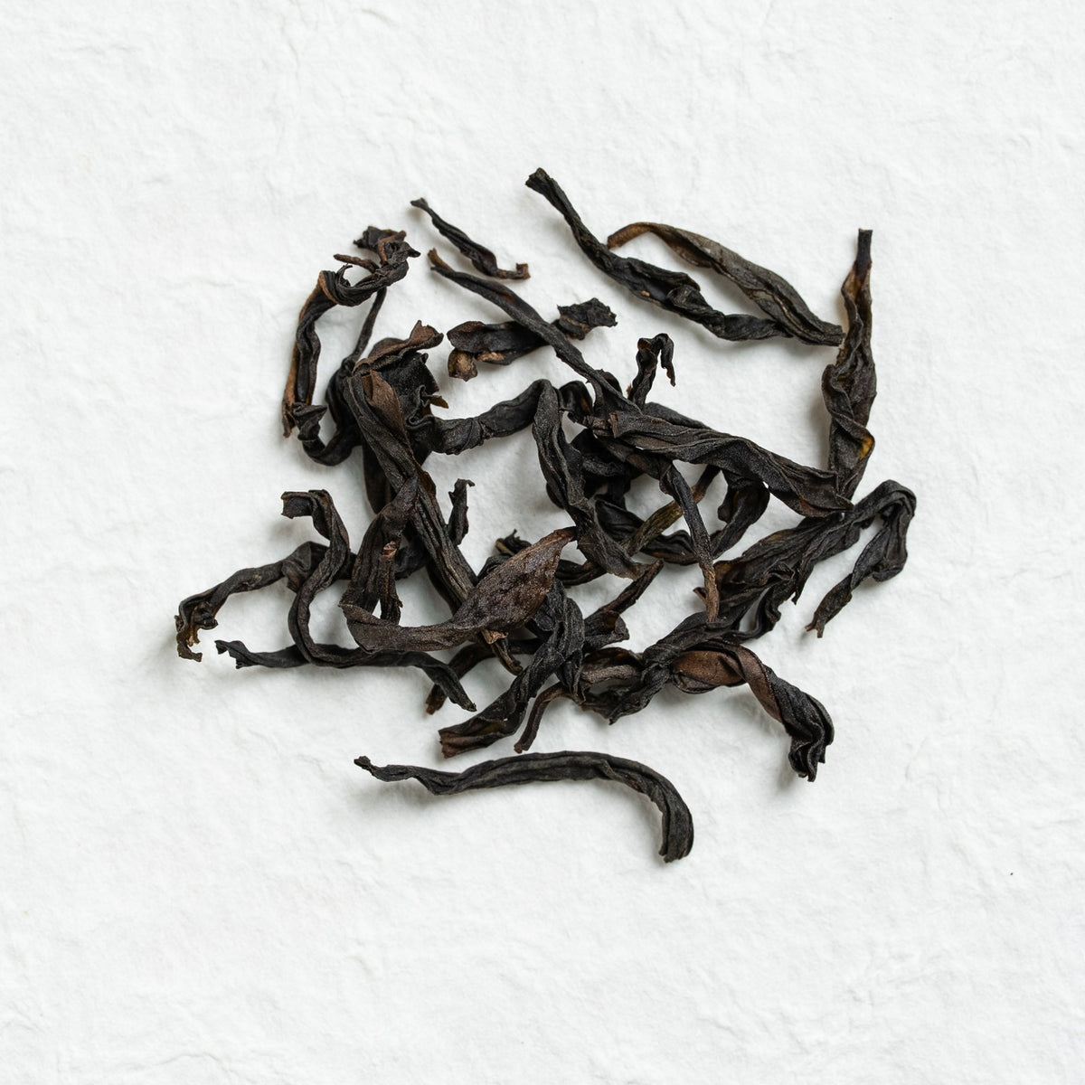 Dry loose leaves of Duck Shit Dancong Oolong Tea