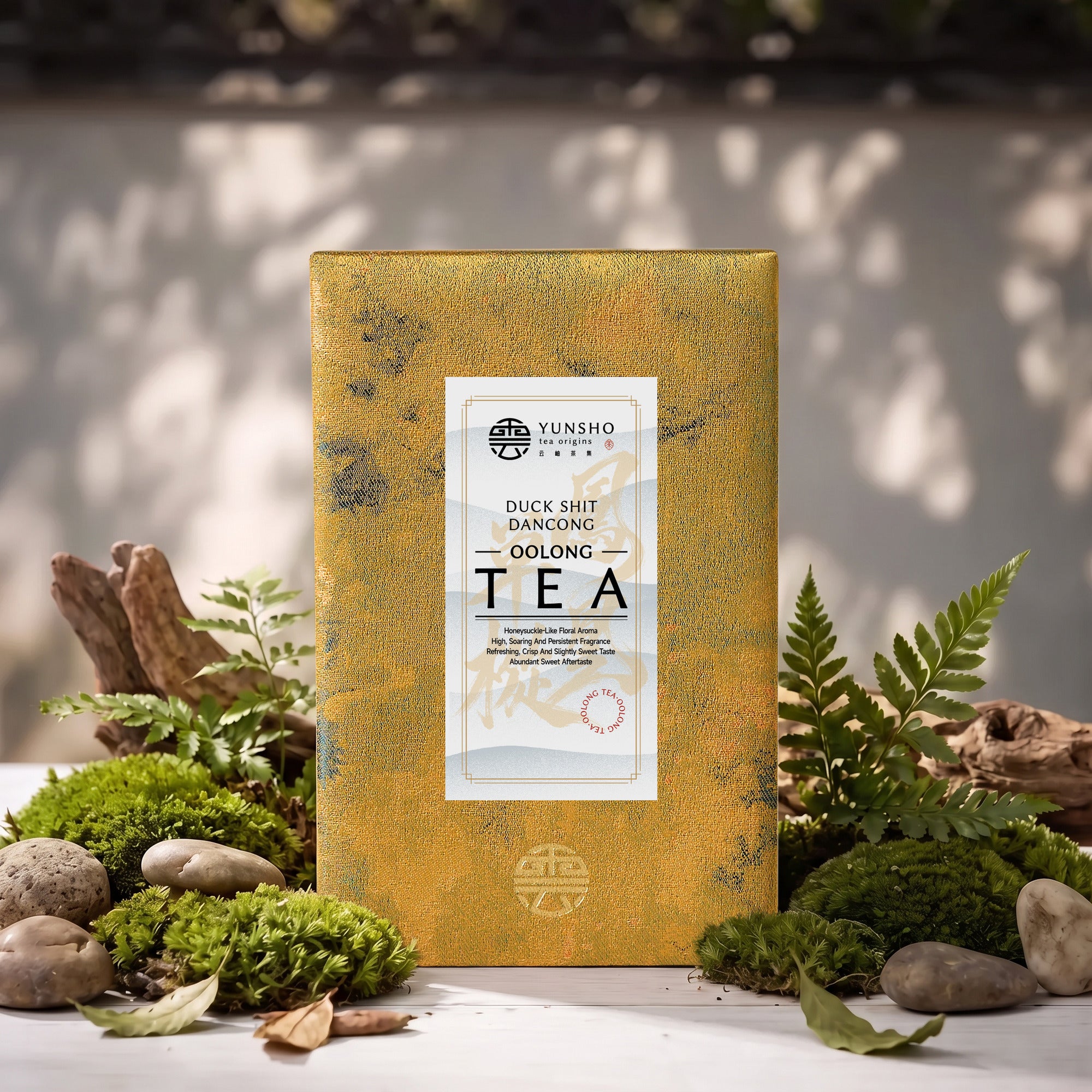 Retail box packaging for Duck Shit Dancong Oolong Tea