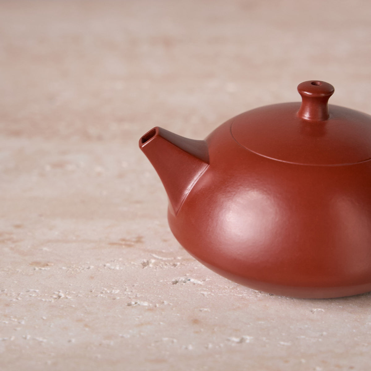 Spout detail of Jade Rabbit Chaozhou Zhuni Hand-Thrown Teapot