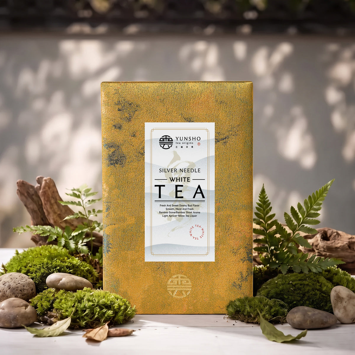 Retail box packaging for Silver Needle White Tea