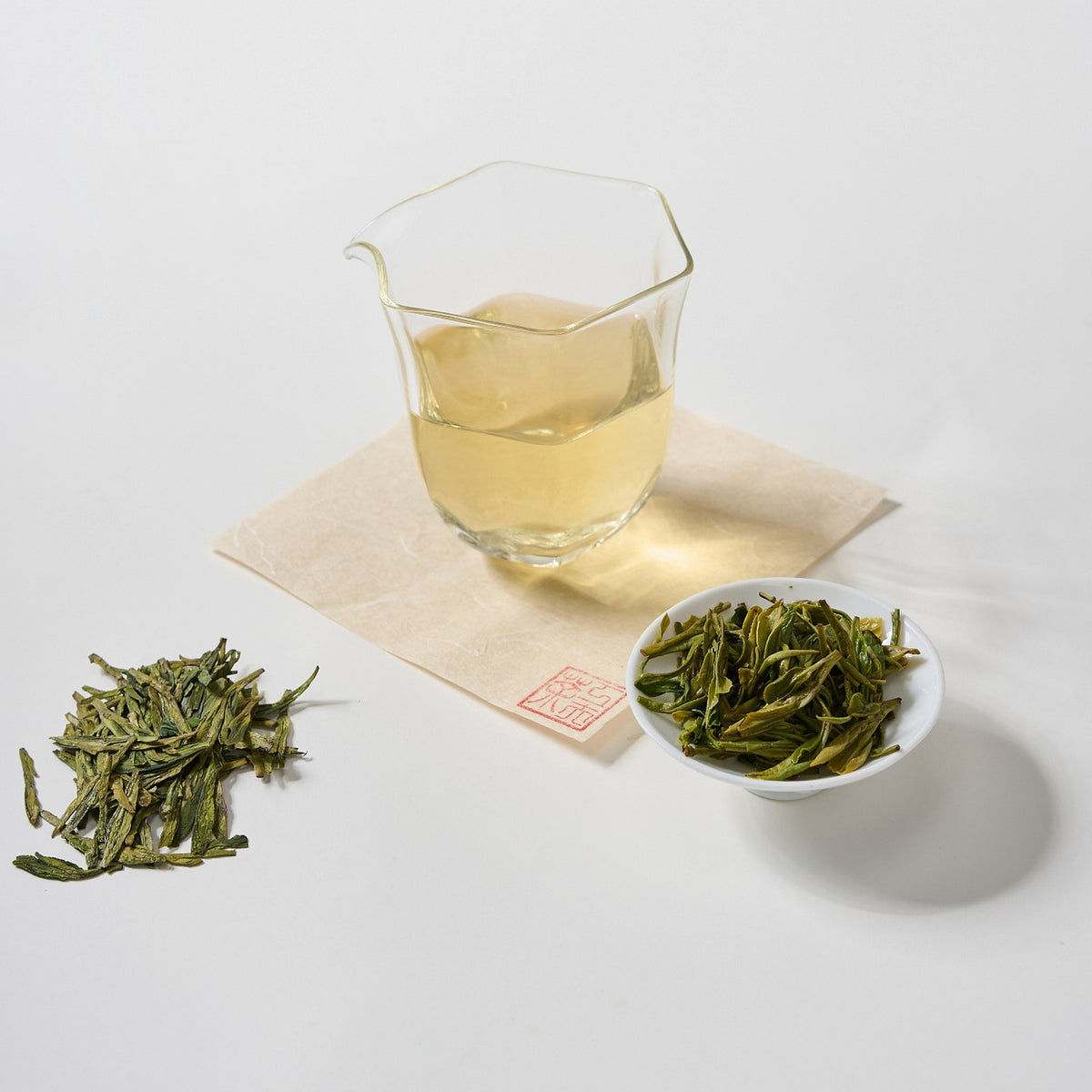 Brewed tea liquor of West Lake Longjing Green Tea