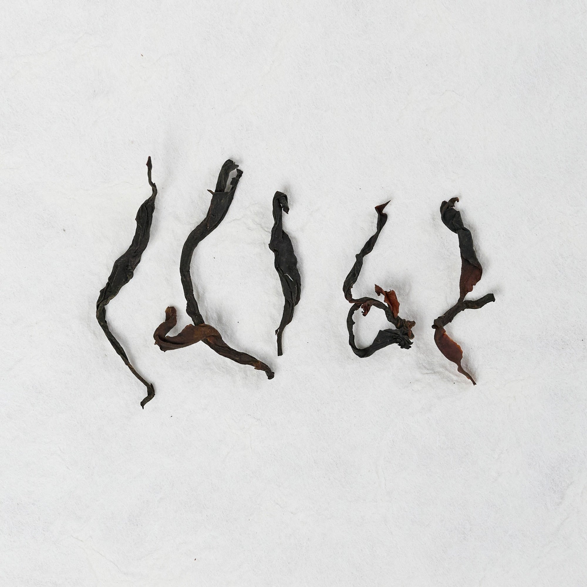 Close-up of Wild Forest Sun-Dried Black Tea loose tea leaves